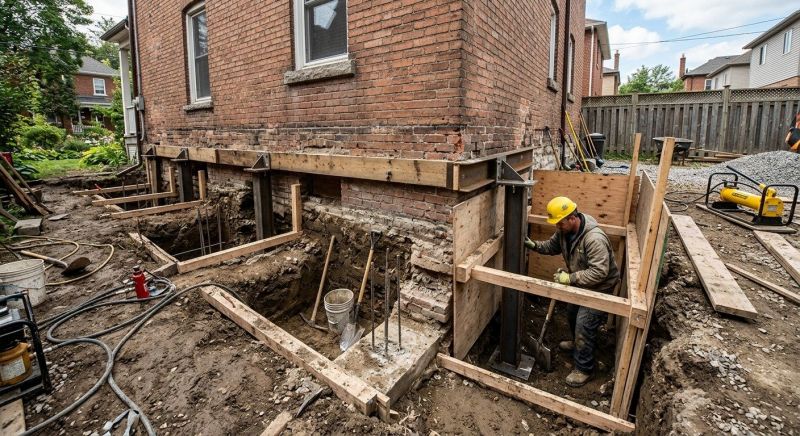 Structural Underpinning in Saint Cloud, MN